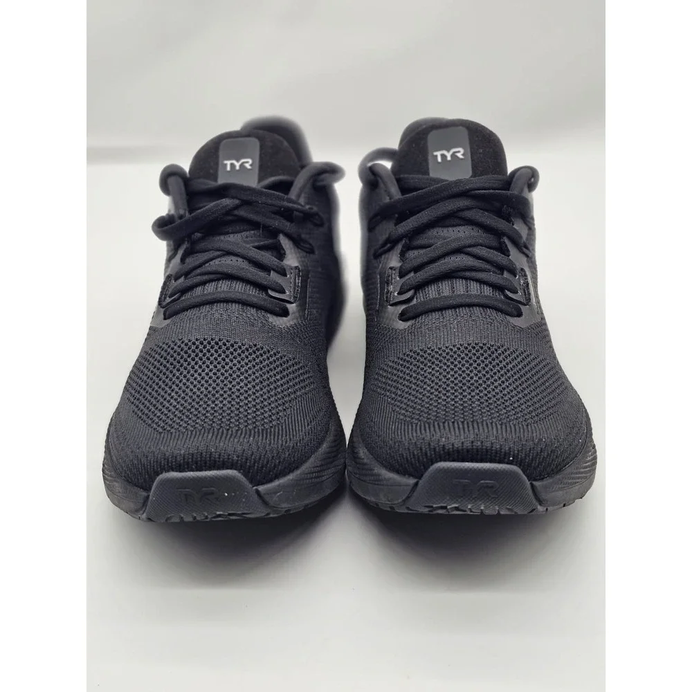 TYR Techknit RNR-1 Unisex Running Black Trainers Size Men 8.5/Woman 10 - Picture 2 of 11